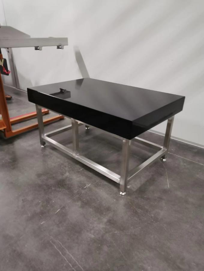 Black Precision Granite Surface Plate High Strength And Hardness