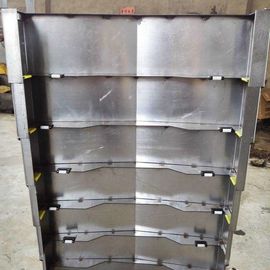 Stainless Steel  Slide Bellows Way Covers Resist Dirt For Machine Tool