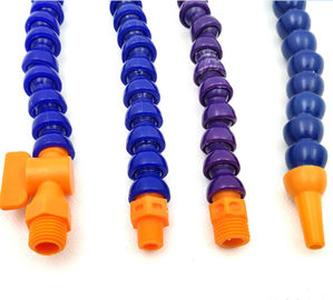 Adjustable Flexible Plastic Coolant Hose Round / Flat Nozzle 0.8-2.0mm Thickness