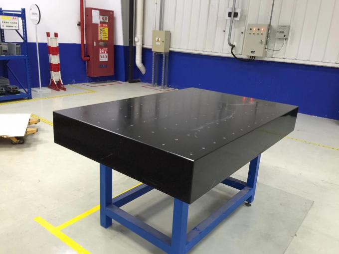 Flatness Measuring Marble Surface Plate / Granite Inspection Table Grade 1