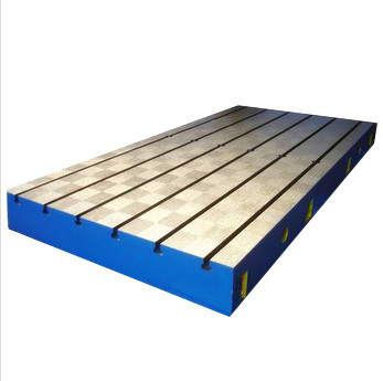 Cast Iron Hand Scrap T Slot Surface Plate Welding Table Testing